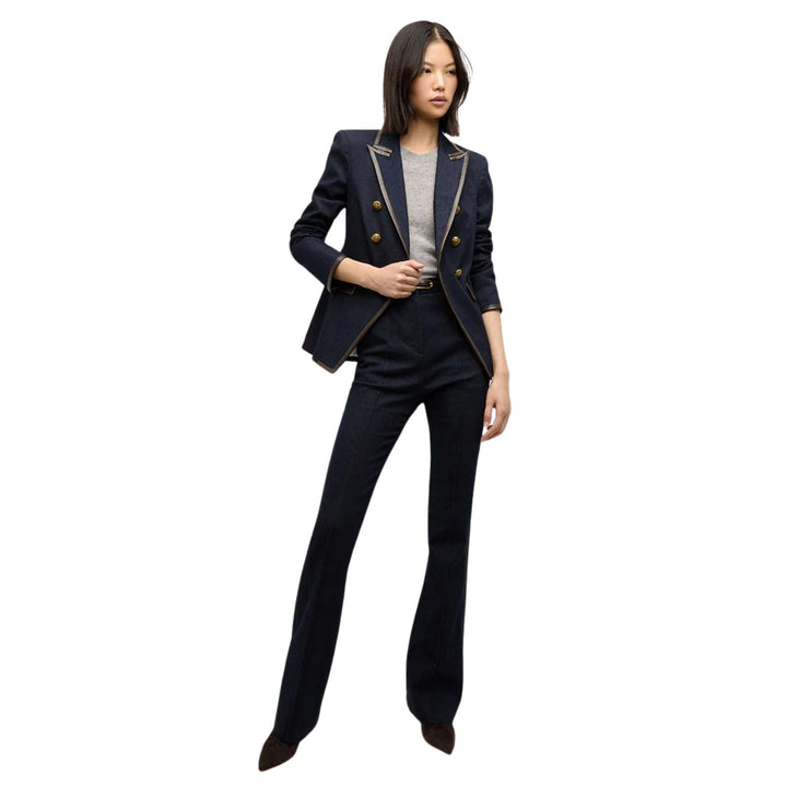 Gracie Pant with Belt - Midnight Wash