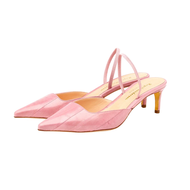 Aminta Heel in Jaipur Pink Eel