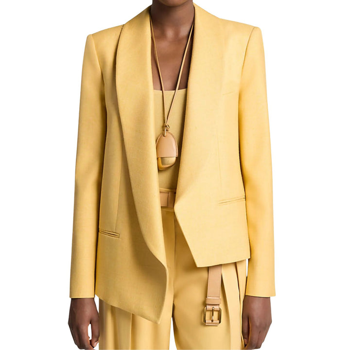 Asymmetric Wrap Blazer