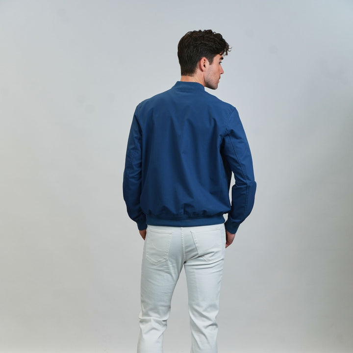Perforated Microfiber Bomber - Avio