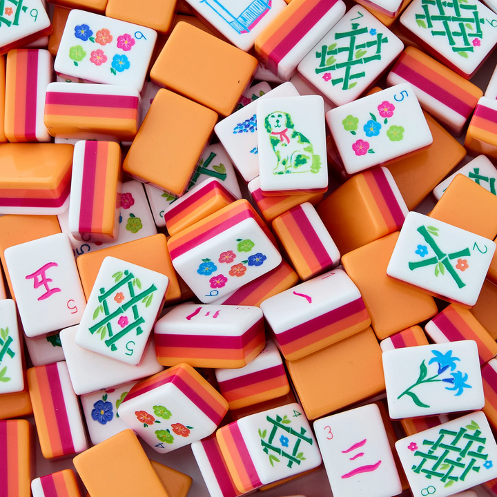 Sunset Mahjong Tiles