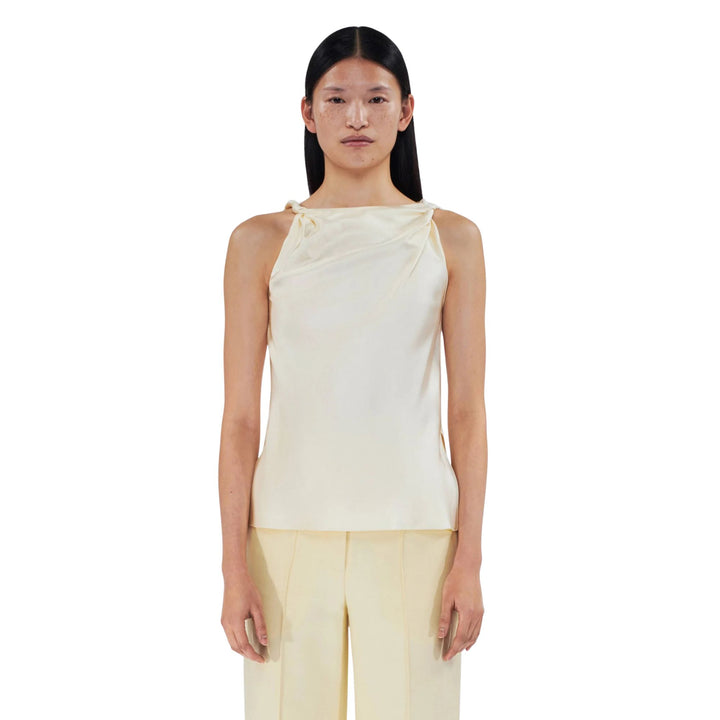 Selima Leather Top