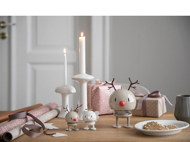 Hoptimist Reindeer Bumble - White - Medium