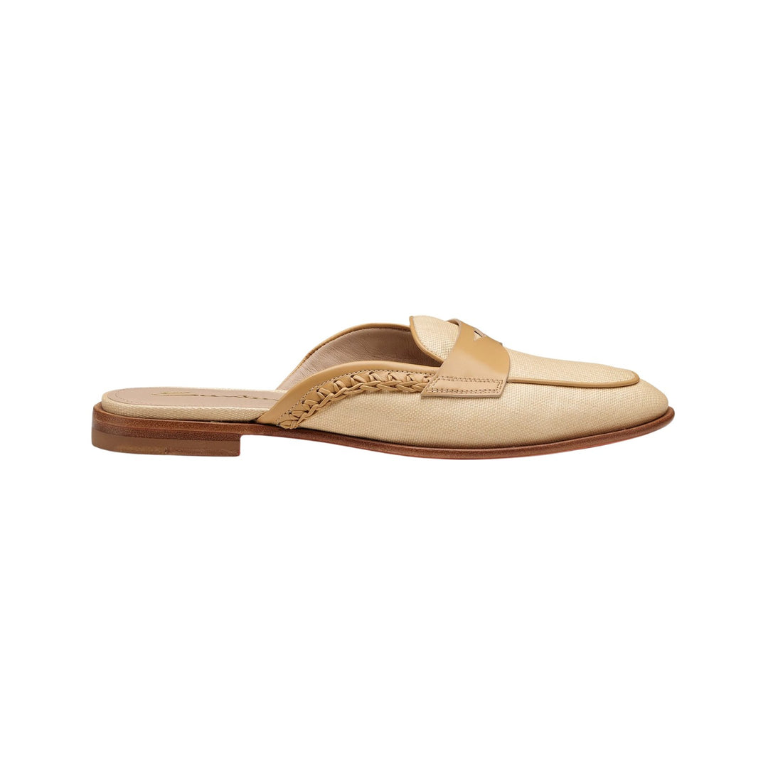 Women's Sole Mule in Beige