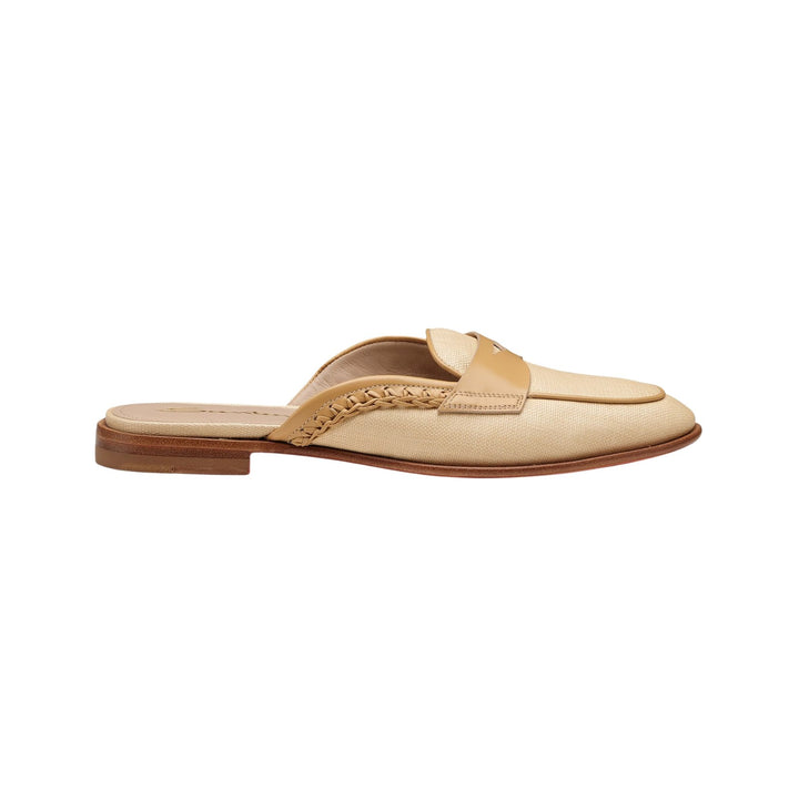 Women's Sole Mule in Beige