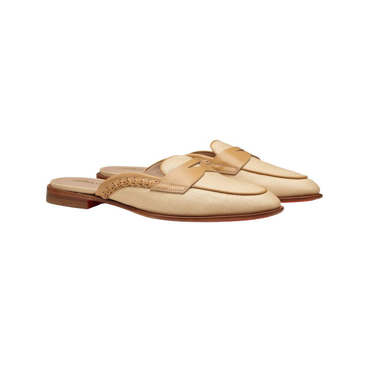 Women's Sole Mule in Beige