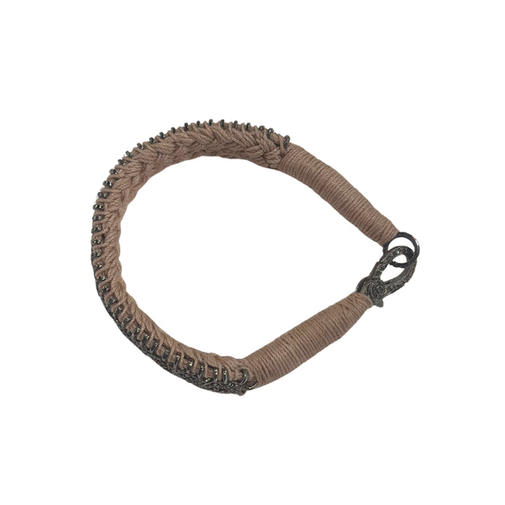 Silk Woven with Diamonds Bracelet