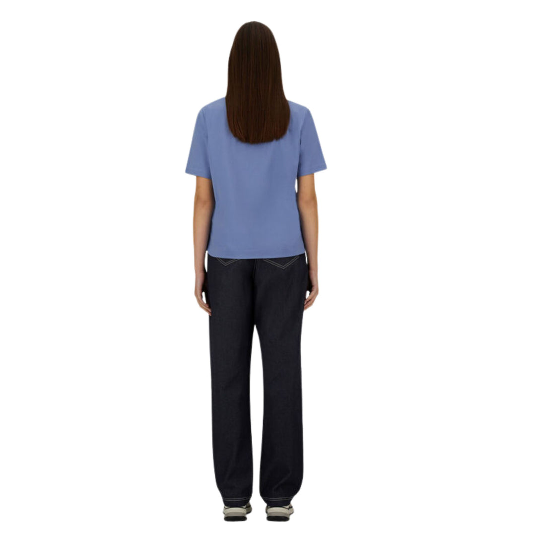 Cotton Stretch Crew Neck Short Sleeve T Shirt