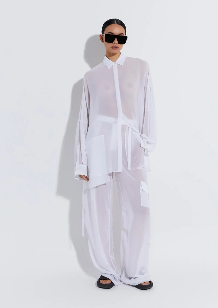 Lightweight Georgette Oversized Shirt