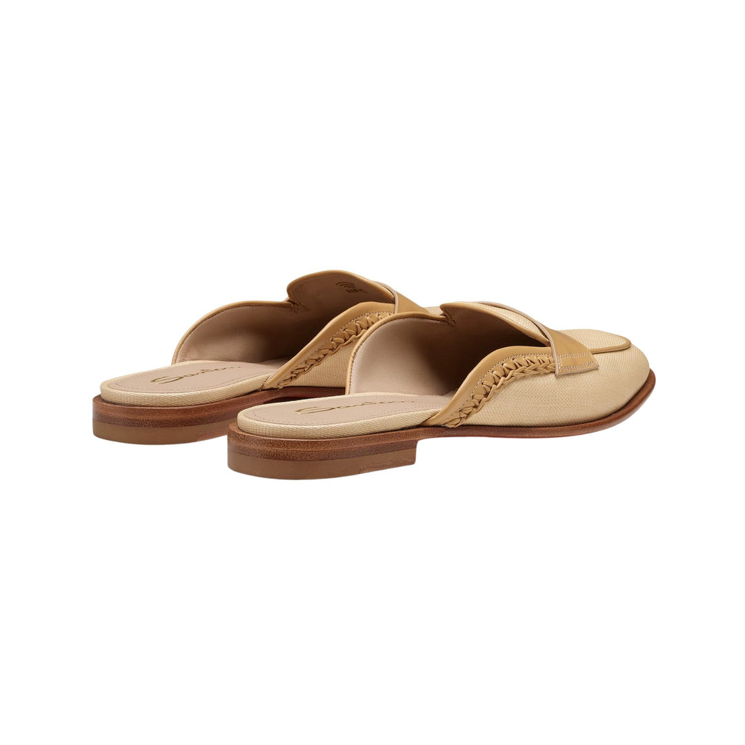 Women's Sole Mule in Beige