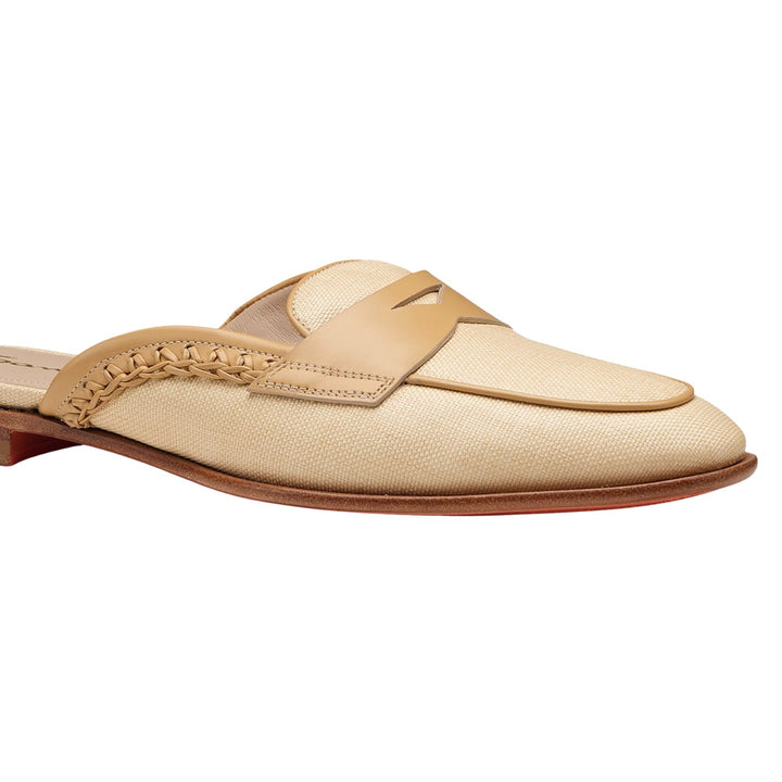 Women's Sole Mule in Beige