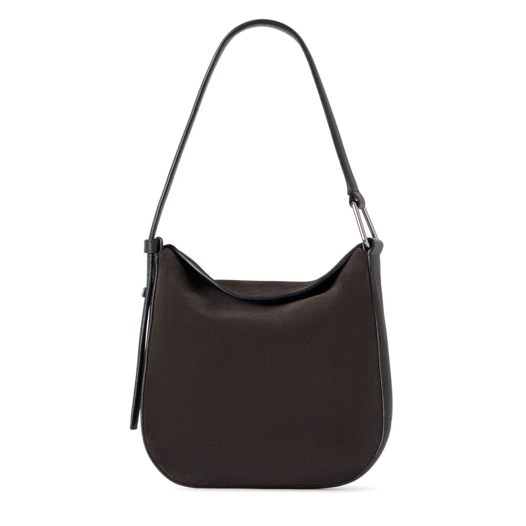 Anna Little Hobo Suede Bag - Mocca