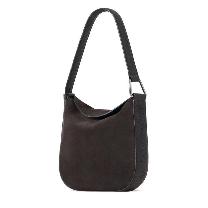 Anna Little Hobo Suede Bag - Mocca