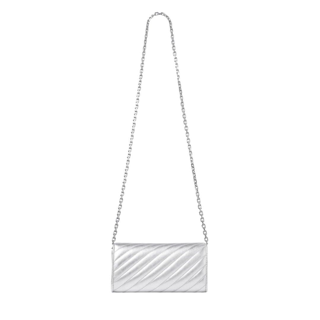 AVN Curve Wallet/Chain Shoulder - Silver/Silver