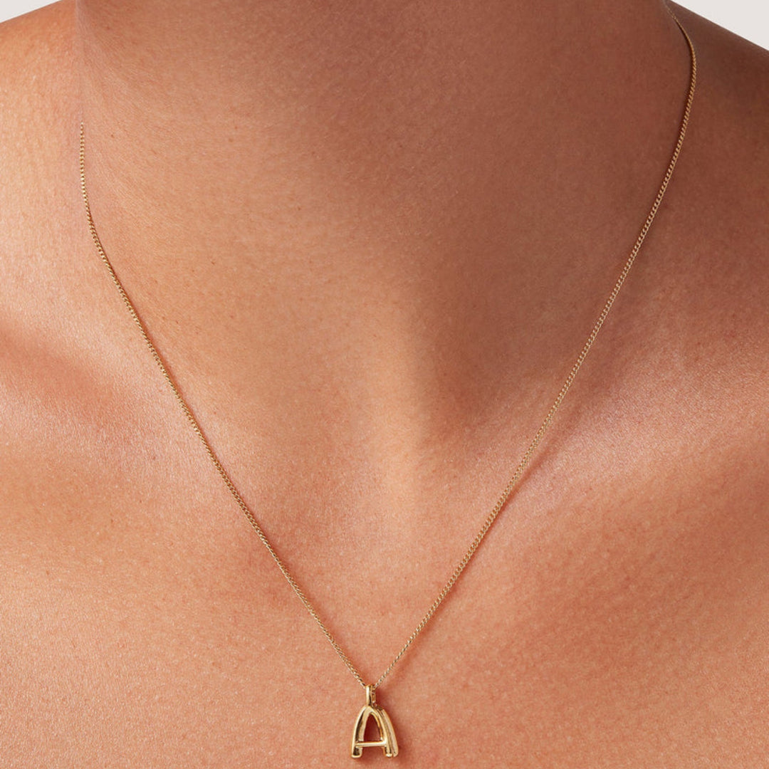 "A" Monogram Necklace