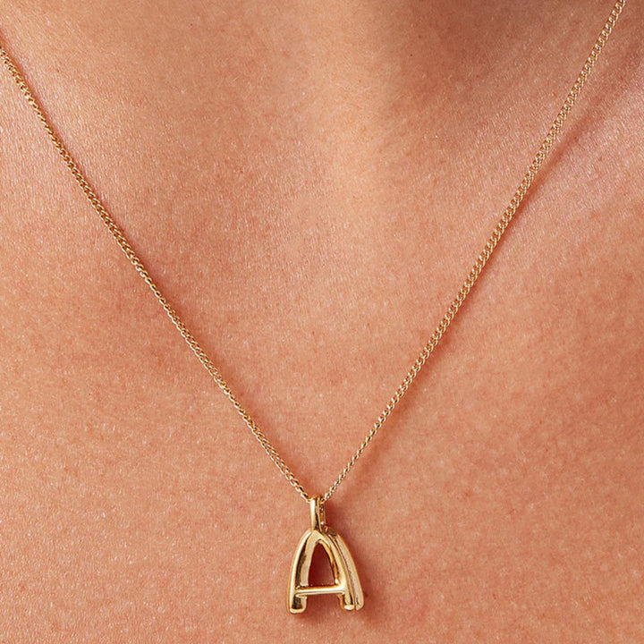 "A" Monogram Necklace