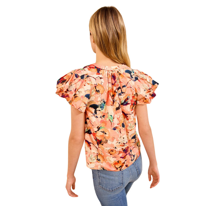 Abril Short Sleeve Cotton Top