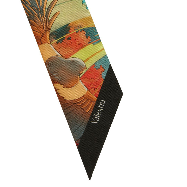 Abstract Silk Bandeau in Multi