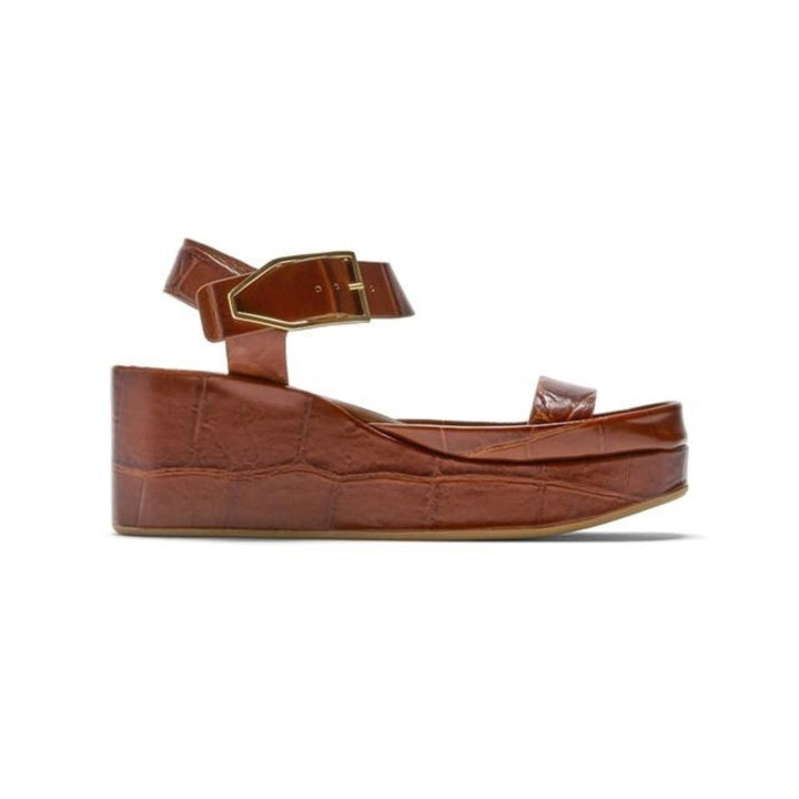 Adept Platform Wedge in Nutmeg