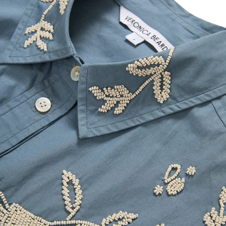 Aderes Shirt in Blue Steel
