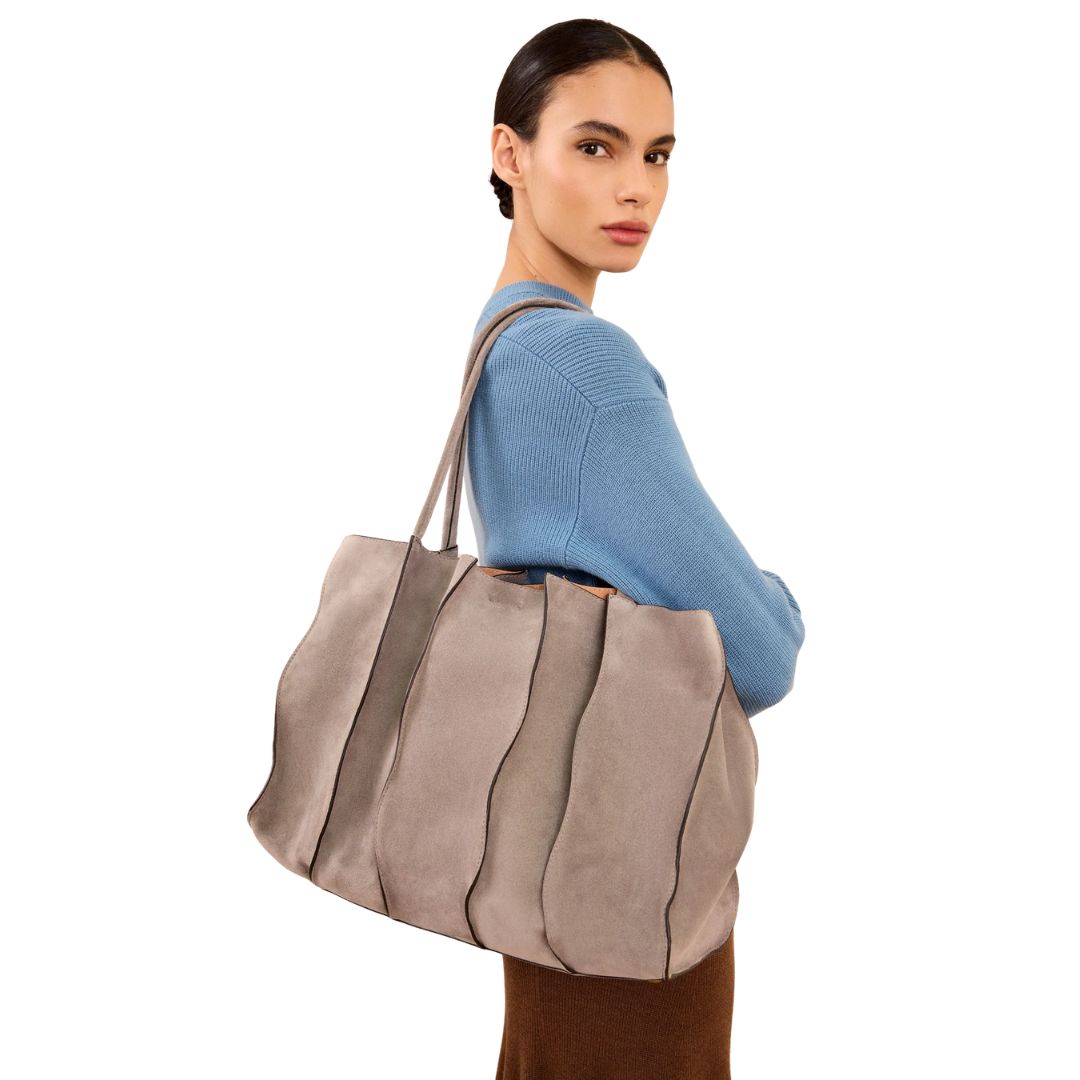 Adria Large Tote in Dove
