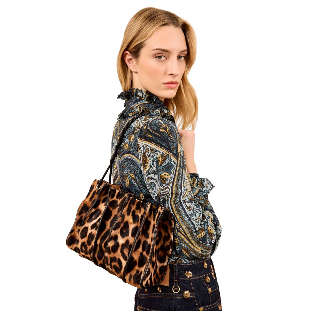 Adria Shoulder Bag in Leopard