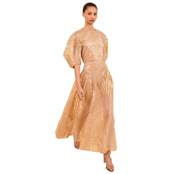 Adrienne Skirt With Lurex in Nautillis