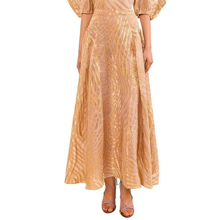 Adrienne Skirt With Lurex in Nautillis