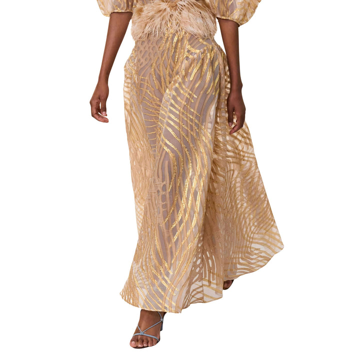 Adrienne Skirt With Lurex in Nautillis