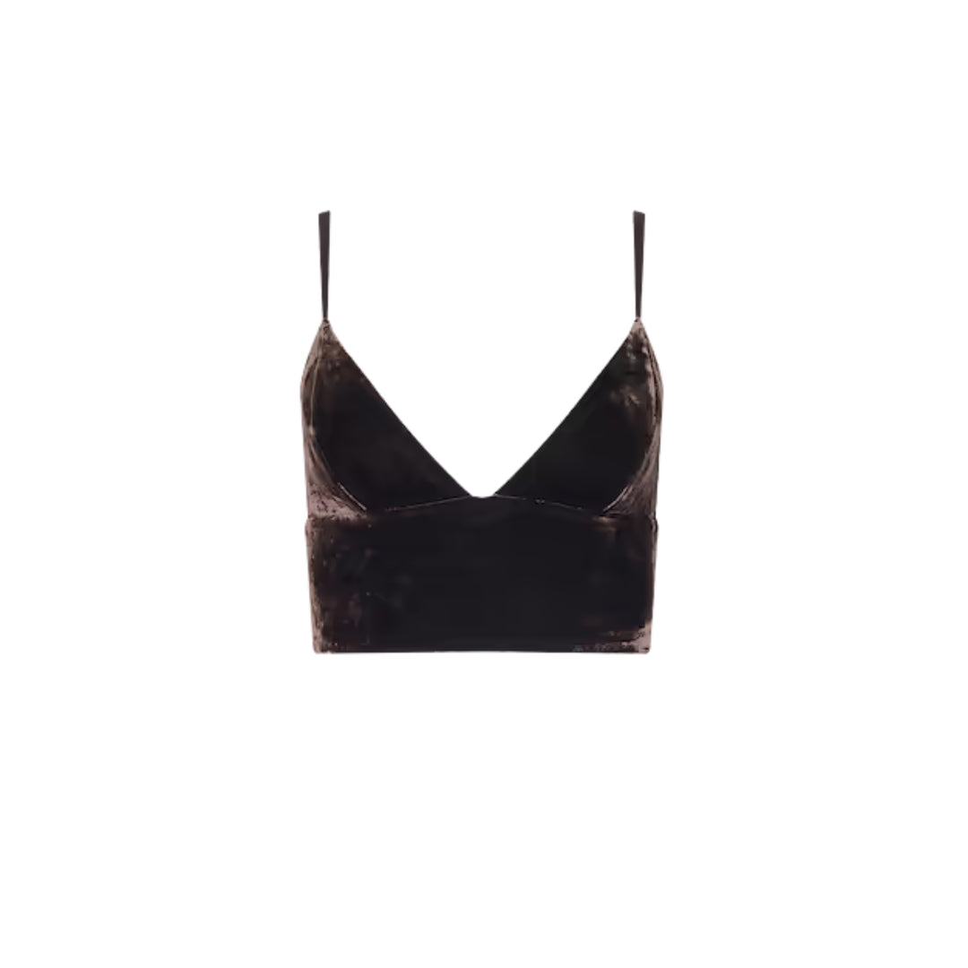 Aislin Bralette Top in Dark Java
