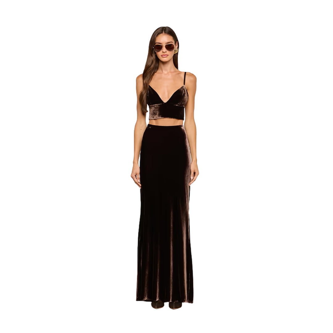 Aislin Bralette Top in Dark Java