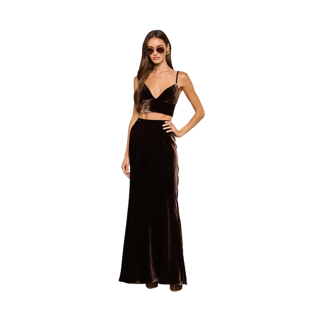 Aislin Bralette Top in Dark Java