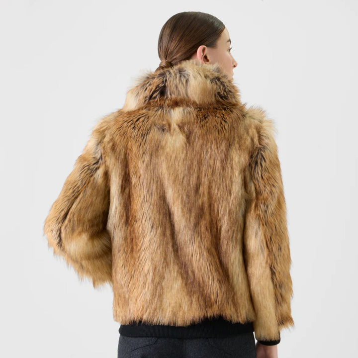 Fur Bomber Jacket