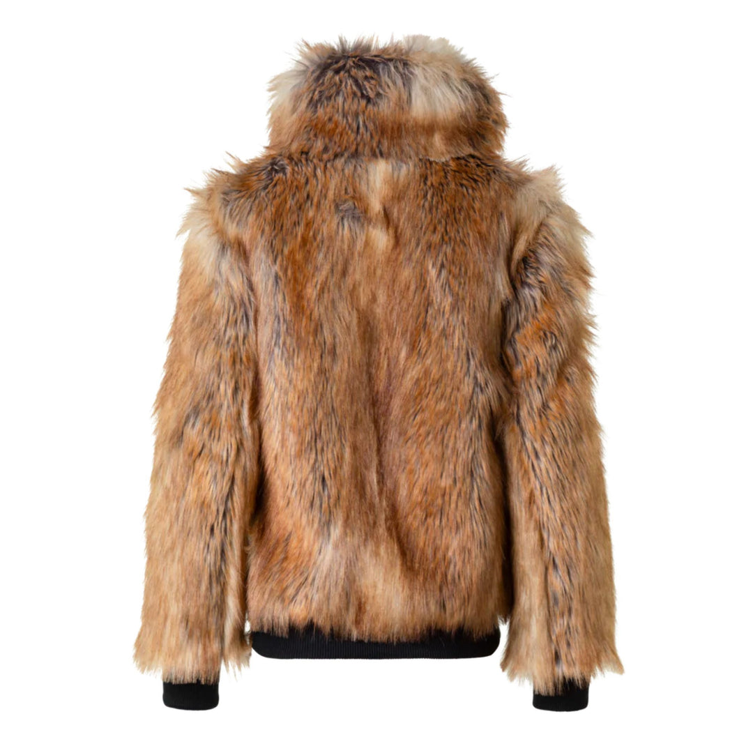Fur Bomber Jacket