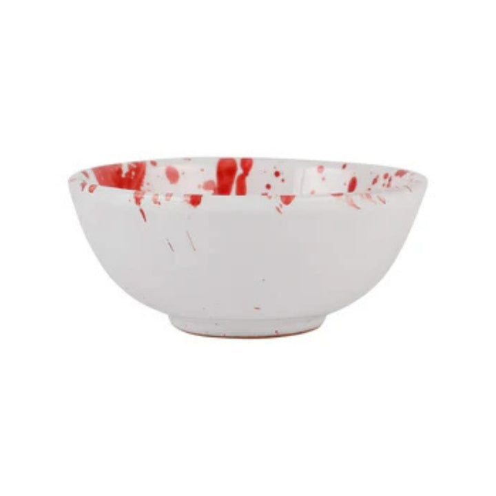 Amalfitana Red Splatter Dipping Bowl
