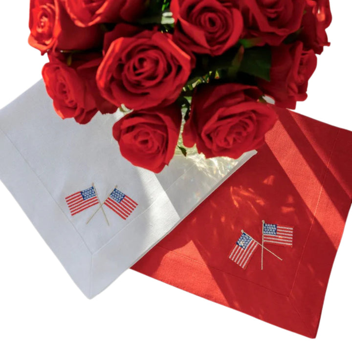 American Flags Large Napkin