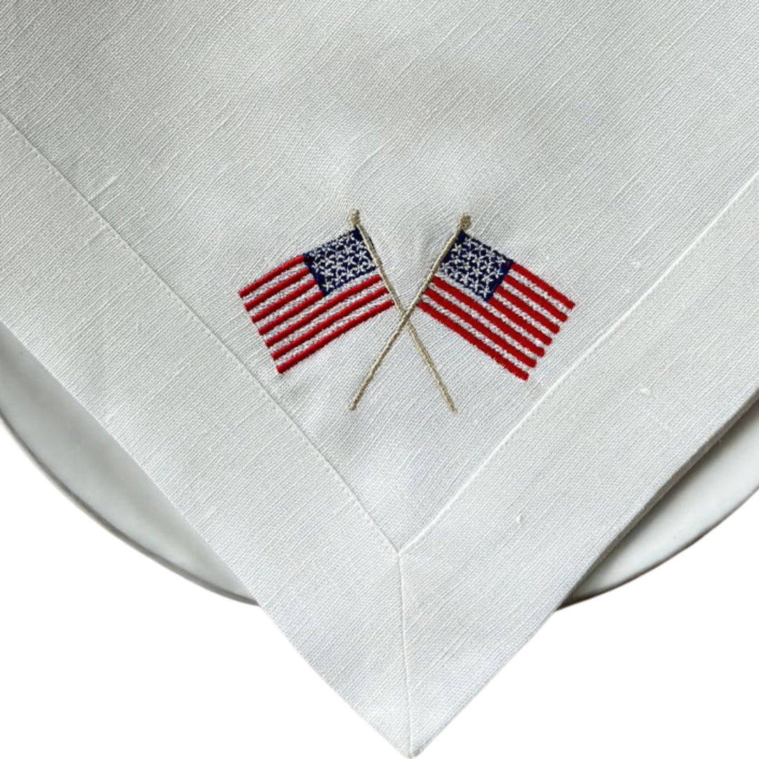 American Flags Large Napkin