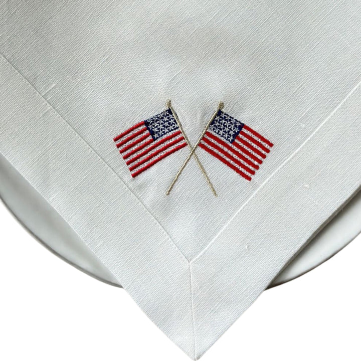American Flags Large Napkin