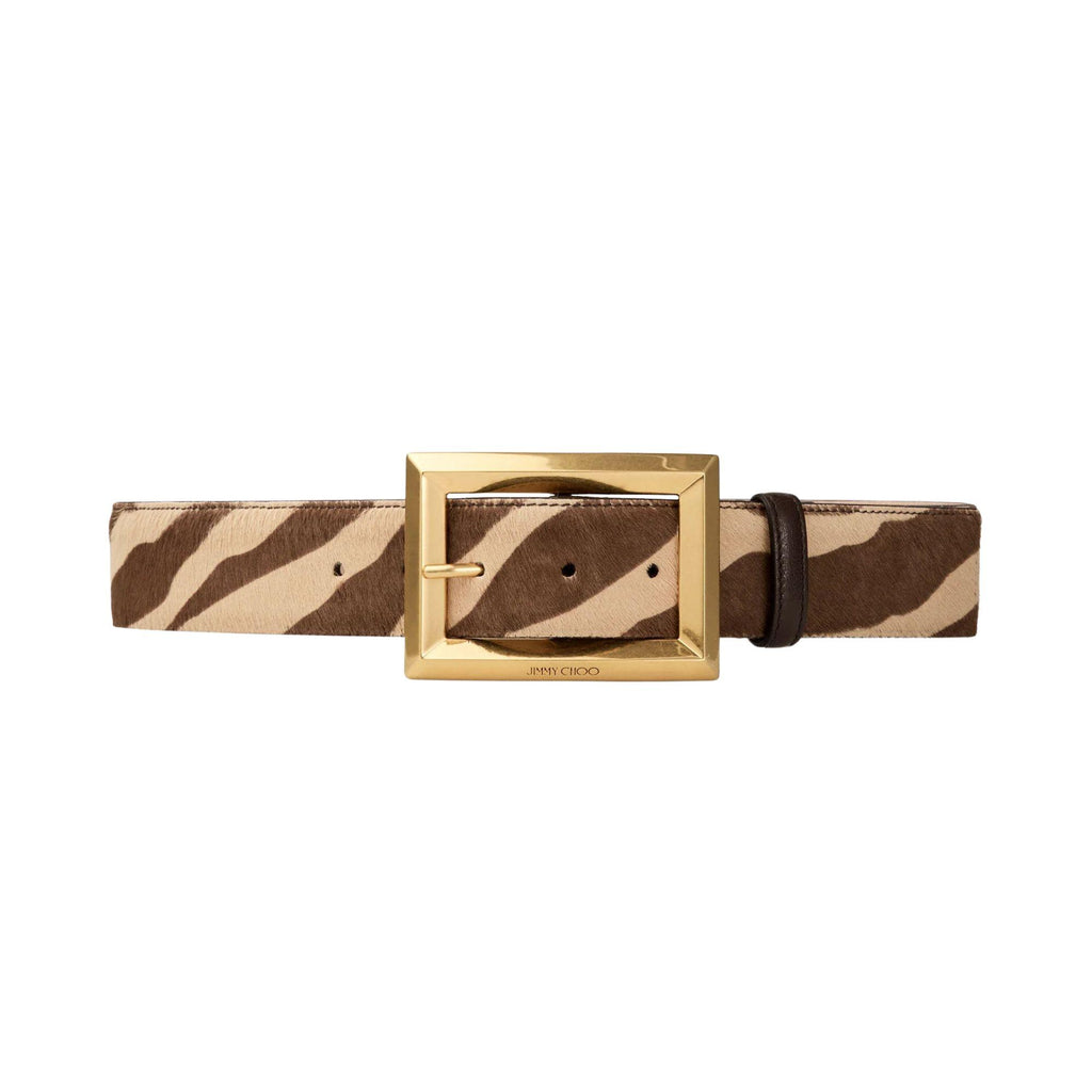 Jimmy Choo Arlie Haircalf Belt, Brown Jimmy Choo Arlie Haircalf Belt | ShopSimon main image 4