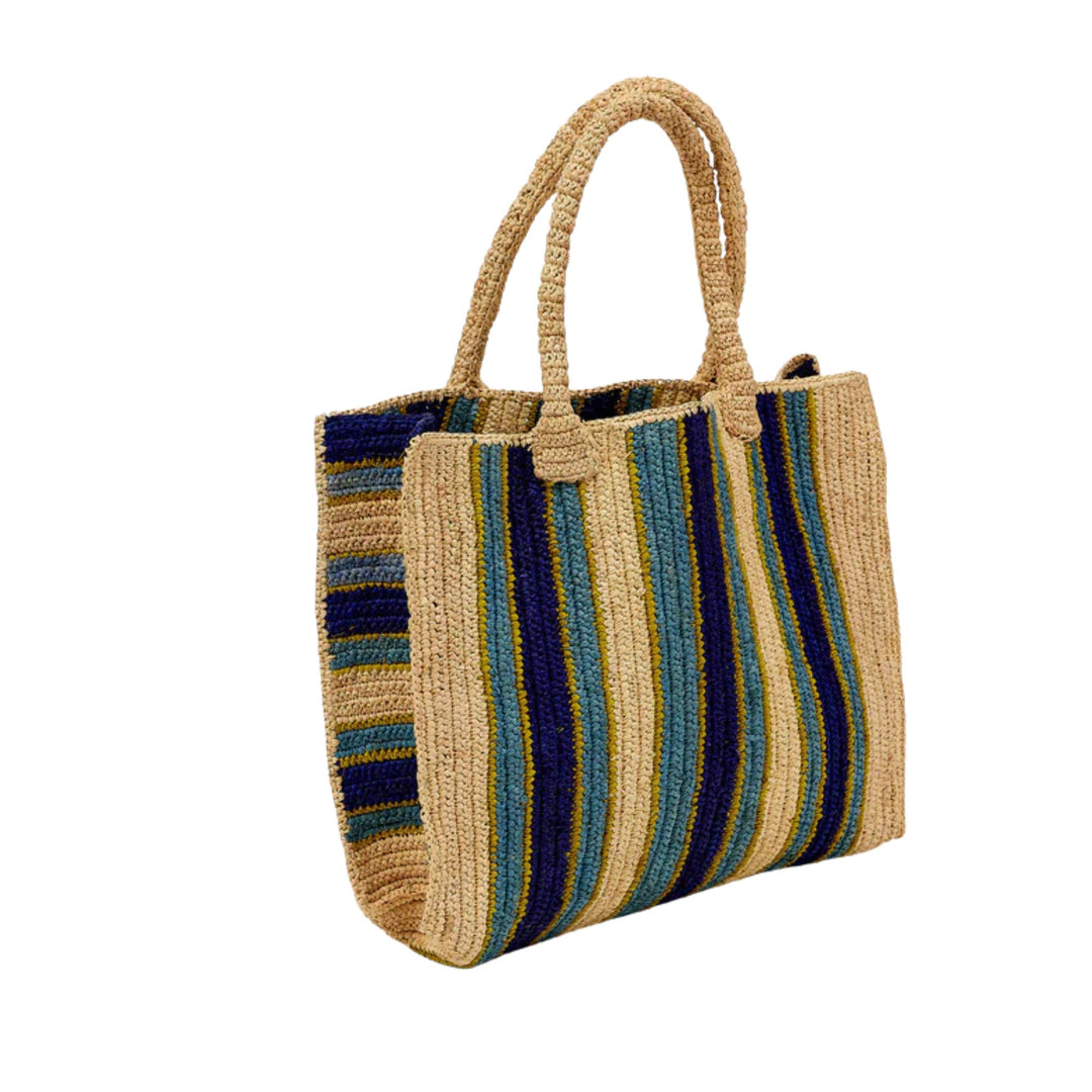Arlington Stripe Tote - Ocean Stripe