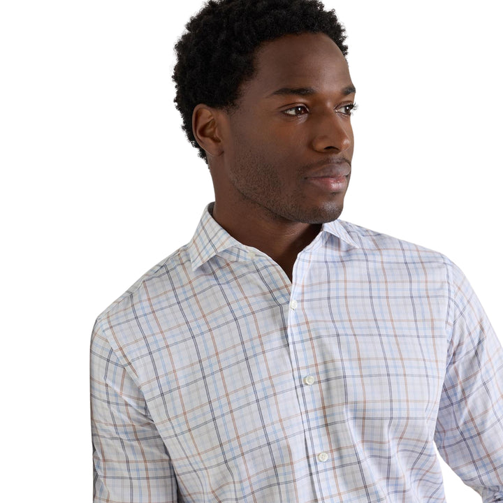 Arthur Cotton Sport Shirt in Windy Blue