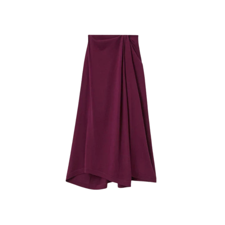 Asymmetric Knit Skirt