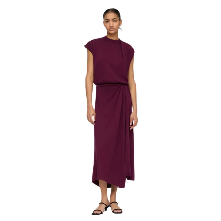 Asymmetric Knit Skirt