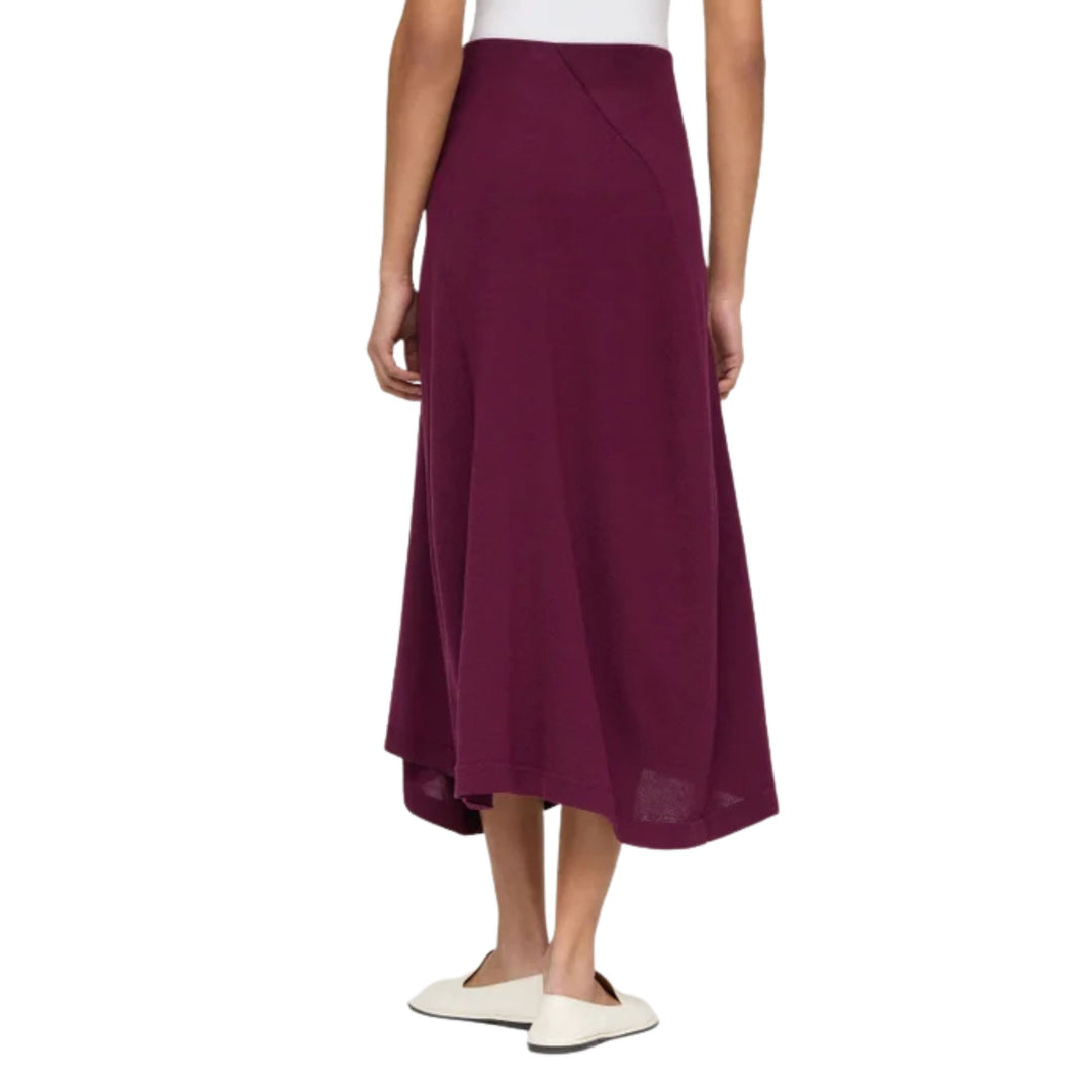 Asymmetric Knit Skirt
