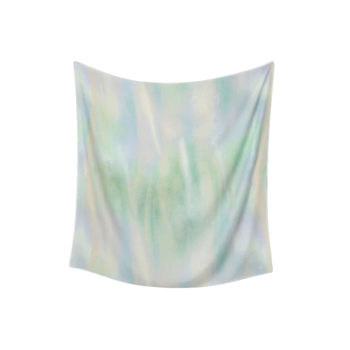 Aurora Cashmere Silk Printed Scarf - Aurora Green Multi