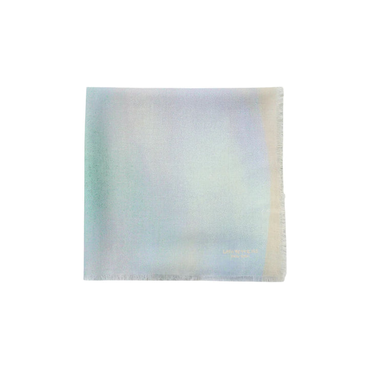 Aurora Cashmere Silk Printed Scarf - Aurora Green Multi