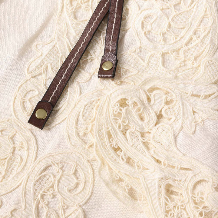 Awaken Embroidered Tunic in Cream