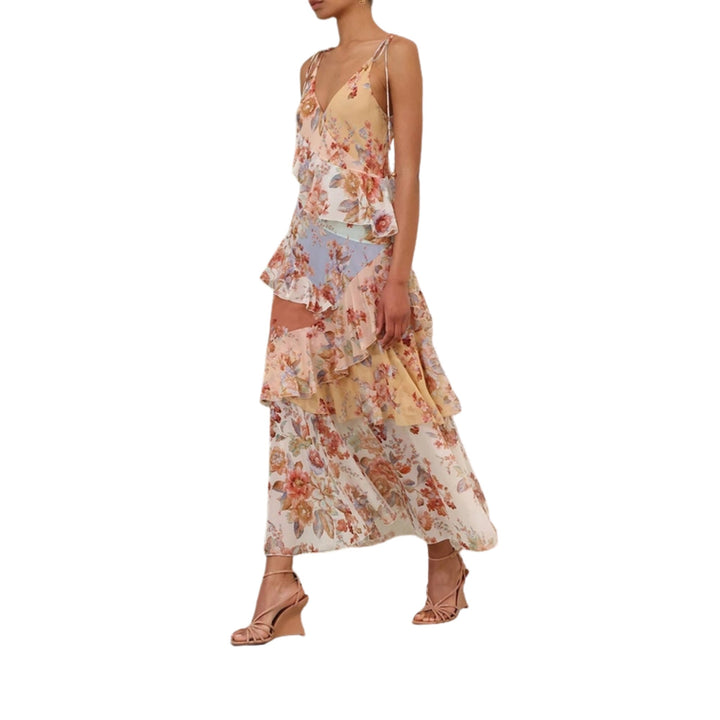 Awaken Frilled Slip Dress