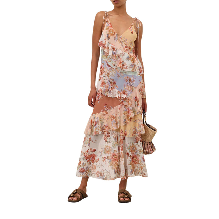 Awaken Frilled Slip Dress