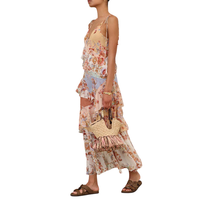 Awaken Frilled Slip Dress